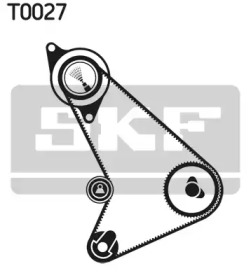Комплект ремней ГРМ SKF для FORD TRANSIT Фургон (E_ _) 2.5 TD (EAS, EAL)