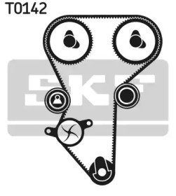 Ремень ГРМ / комплект SKF для PEUGEOT 306 Кабриолет (7D, N3, N5) 1.8 16V