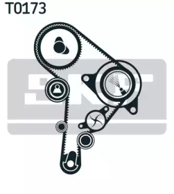 Водяной насос SKF для VW CRAFTER 30-50 c бортовой платформой/ходовая часть (2F_) 2.5 TDI