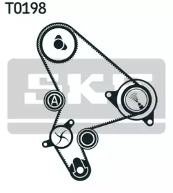 Водяной насос / прокладка SKF для PEUGEOT BOXER автобус (244, Z_) 2.2 HDi