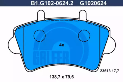 Запчасти для ТО GALFER для NISSAN INTERSTAR Фургон (X70) dCi 140