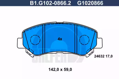 Запчасти для ТО GALFER для NISSAN QASHQAI II (J11, J11_) 1.5 dCi
