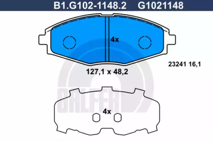 Дополнительные работы GALFER для CHEVROLET SPARK 1.0 SX