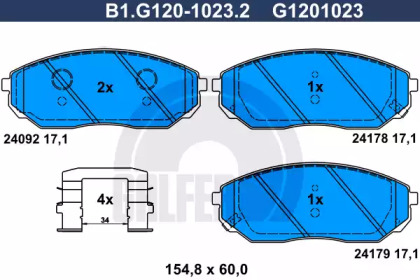 Дополнительные работы GALFER для KIA SORENTO I (JC) 2.5 CRDi