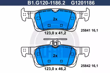 Запчасти для ТО GALFER для PEUGEOT 308 SW II 1.6 THP 150