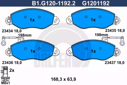 Дополнительные работы GALFER для NISSAN CABSTAR E (TL_, VL_) 75.28 (TL0)