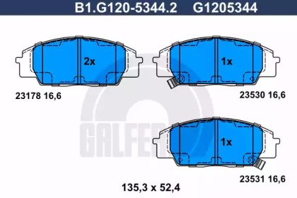 Дополнительные работы GALFER для HONDA CIVIC VII Hatchback (EU, EP, EV) 2.0 Type-R