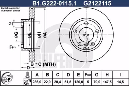 Тормозной диск GALFER для BMW 3 Compact (E36) 318 ti