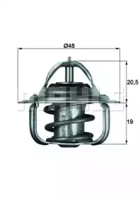 Термостат / прокладка BEHR для SAAB 96 1.5 V4