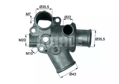 Термостат / прокладка BEHR для ALFA ROMEO 146 (930_) 1.9 TD (930.B4A)