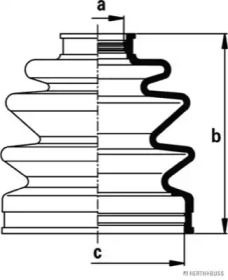 Привод колеса JAKOPARTS для MAZDA XEDOS 9 (TA) 2.5 24V