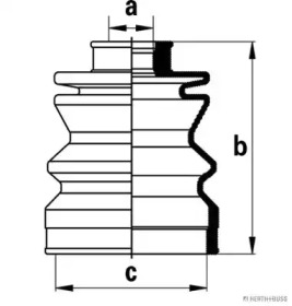 Пыльник JAKOPARTS для SUZUKI WAGON R+ (MM) 1.3 (RB 413)