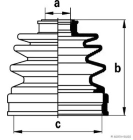 Привод колеса JAKOPARTS для MAZDA 6 Hatchback (GG) 2.3
