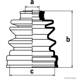Пыльник JAKOPARTS для MAZDA 626 V Station Wagon (GW) 1.8