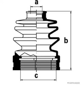Пыльник JAKOPARTS для SUZUKI WAGON R+ (MM) 1.3 (RB 413)