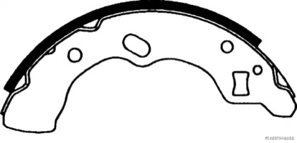 Тормозная колодка / накладка JAKOPARTS для MAZDA 121 II (DB) 1.3 16V