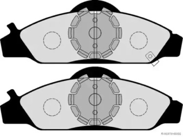 Тормозные колодки JAKOPARTS для DAEWOO MUSSO (FJ) 2.3