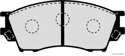 Тормозные колодки JAKOPARTS для MAZDA XEDOS 9 (TA) 2.3 24V
