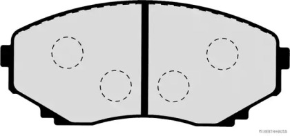 Дисковой тормозной механизм JAKOPARTS для MAZDA MPV I (LV) 2.5 TD