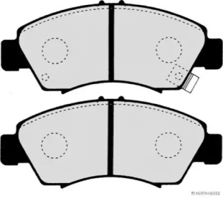 Тормозные колодки JAKOPARTS для HONDA JAZZ II (GD_, GE3, GE2) 1.3 (GD1)