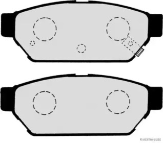Тормозные колодки JAKOPARTS для MITSUBISHI LANCER V (CB_A, CD_A, CE_A) 1.3 (CB1A)