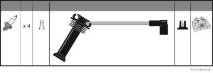 Система зажигания / накаливания JAKOPARTS для MAZDA 6 Hatchback (GG) 1.8