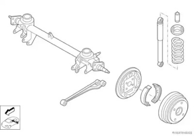 Рулевое управления JAKOPARTS для SUZUKI WAGON R+ (MM) 1.3 (RB 413)