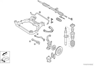 Рулевое управления JAKOPARTS для MAZDA 6 Hatchback (GG) 1.8