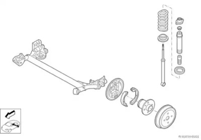 Рулевое управления JAKOPARTS для CHEVROLET AVEO Хэтчбек (T250, T255) 1.2