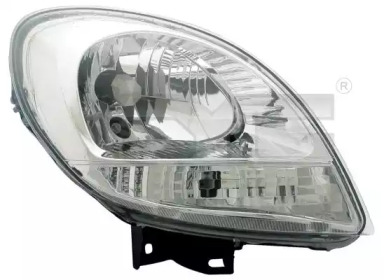 Передняя оптика TYC для NISSAN KUBISTAR (X76) 1.5 dCi