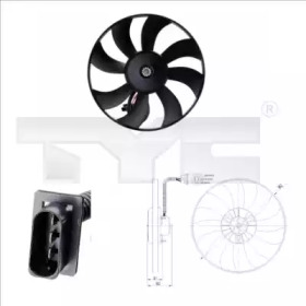 Система воздушного охлаждения TYC для SKODA FABIA I Combi (6Y5) 1.4 TDI