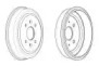 Барабанный тормозной механизм FERODO для CHEVROLET AVEO седан (T250, T255) 1.4