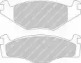 Тормозные колодки FERODO для VW GOLF II (19E, 1G1) 1.8 i Cat Syncro