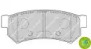 Тормозные колодки FERODO для CHEVROLET NUBIRA седан 2.0 D
