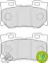 Дисковой тормозной механизм FERODO для NISSAN 370 Z Roadster (Z34) 3.7