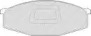 Тормозные колодки FERODO для NISSAN PATROL III/1 Station Wagon (W160) 3.2 D (W160)