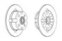 Дисковой тормозной механизм FERODO для ALFA ROMEO ALFASUD (901_) 1.2 ti