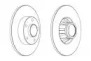 Тормозной диск FERODO для NISSAN PRIMASTAR Фургон (X83) 2.0