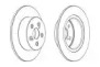 Тормозной диск FERODO для TOYOTA AVENSIS (_T22_) 1.8 VVT-i (ZZT221_)