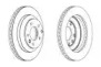 Тормозной диск FERODO для PORSCHE CAYENNE (92A) 3.0 Diesel