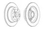 Тормозной диск FERODO для MAZDA 626 III Hatchback (GD) 2.0 16V