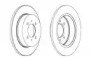 Тормозной диск FERODO для NISSAN SUNNY III Liftback (N14) 2.0 i 16V