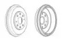 Тормозной барабан FERODO для MAZDA 323 S IV (BG) 1.8 16V GT