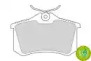 Тормозные колодки FERODO для VW POLO (6R, 6C) 1.4 BiFuel