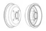 Барабанный тормозной механизм FERODO для MAZDA 121 III (JASM, JBSM) 1.8 D