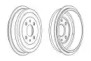 Барабанный тормозной механизм FERODO для ALFA ROMEO 146 (930_) 1.9 JTD (930.B4B)