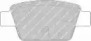 Тормозные колодки FERODO для FIAT STILO Multi Wagon (192_) 1.9 JTD