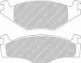 Тормозные колодки FERODO для VW GOLF II (19E, 1G1) 1.8 i Cat Syncro