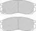 Тормозные колодки FERODO для MITSUBISHI LANCER V (CB_A, CD_A, CE_A) 1.8 16V (CB5A)