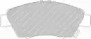 Тормозные колодки FERODO для HONDA CIVIC VII купе (EM2) 1.6 i